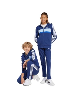 Dětské tepláky adidas Seasonal Essentials Tiberio 3-Stripes French Terry navy blue JI6035