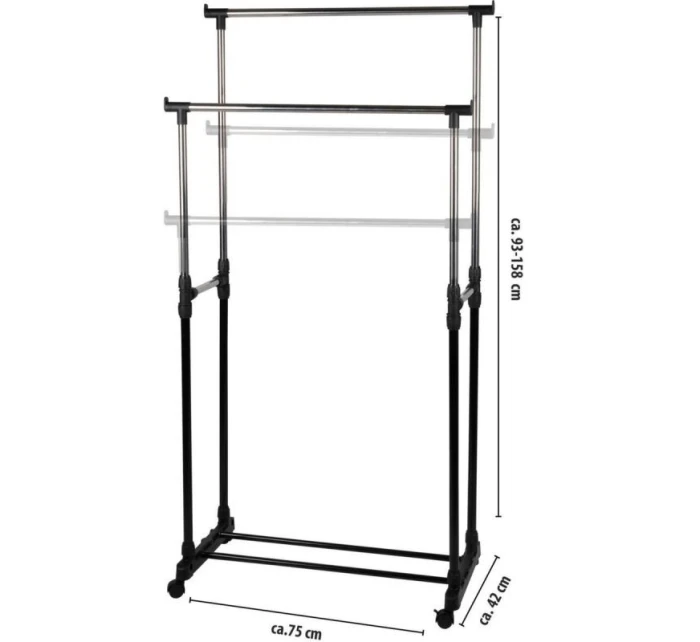Šatní skříň šatní skříň 75x42x93-158CM ALPINA