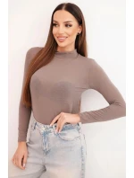 Dámská blůza z model 21777055 s jemným rolákem a dlouhým rukávem fango - K-Fashion
