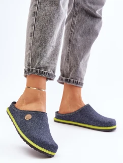 Dámské domácí obuv Pantofle Modré model 21677408 - Inblu