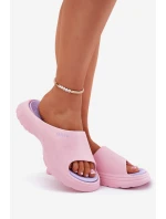 Dámské Pěnové Sandály Big Star model 21694544 Růžové - Big Star Shoes Dámské Pěnové Sandály Big Star model 21694544 Růžové - Big Star Shoes