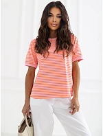 T shirt IT TS model 22084308 ciemny różowy - FPrice T shirt IT TS model 22084308 ciemny różowy - FPrice