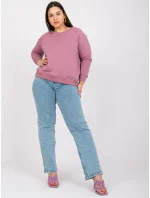 Mikina RV BL 6326.02X tmavě růžová