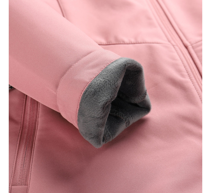 Dámský softshellový kabát ALPINE PRO IBORA dusty rose
