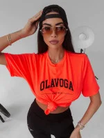 Dámské tričko 277114 korálová - Ola Voga