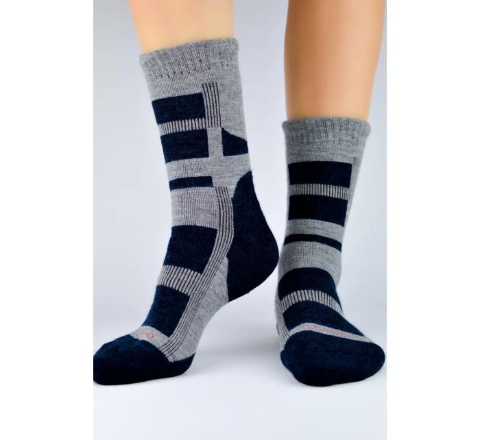 PÁNSKÉ PONOŽKYW AKRYL S VLNOU SW003