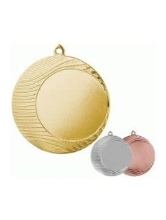 Medal złoty ogólny z miejscem na emblemat 50 mm - medal stalowy