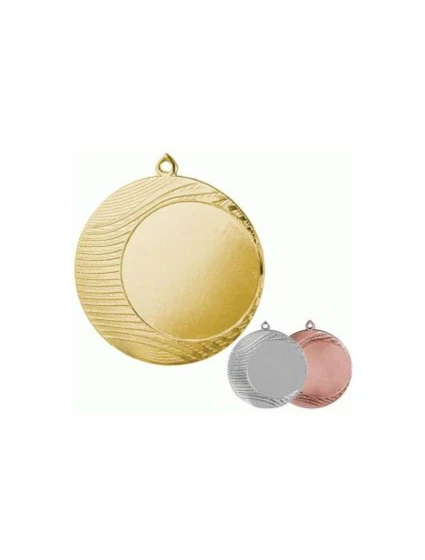 Obecná zlatá medaile s prostorem pro emblém 50 mm - ocelová medaile