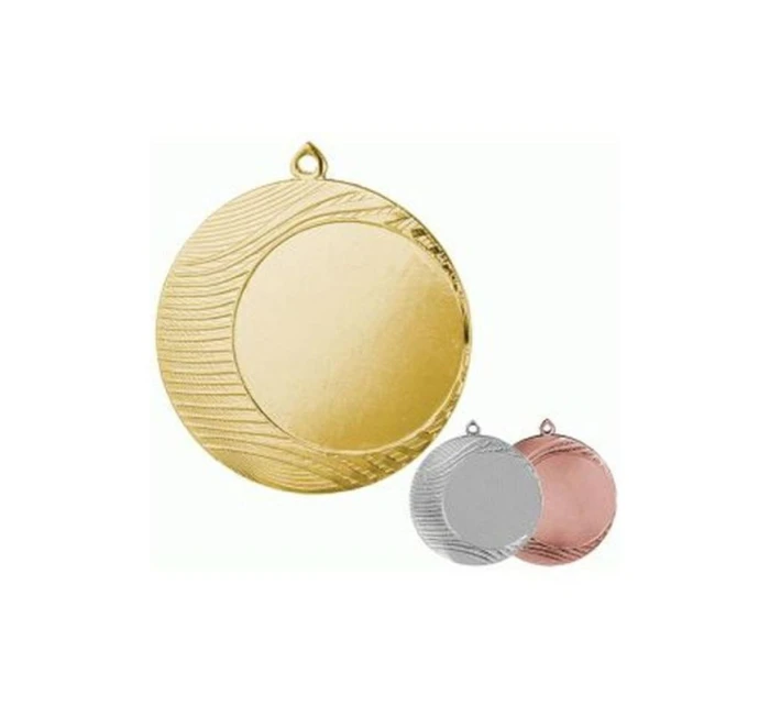 Obecná zlatá medaile s prostorem pro emblém 50 mm - ocelová medaile