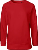 O Dětská raglánová mikina z bio bavlny red model 22504148 - Neutral O Dětská raglánová mikina z bio bavlny red model 22504148 - Neutral