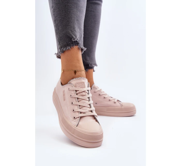 Dámské Tenisky Big Star model 21649514 Růžové - Big Star Shoes Dámské Tenisky Big Star model 21649514 Růžové - Big Star Shoes