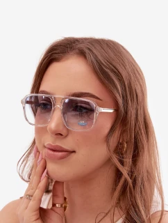 Dámské sluneční brýle s UV filtrem Průhledné