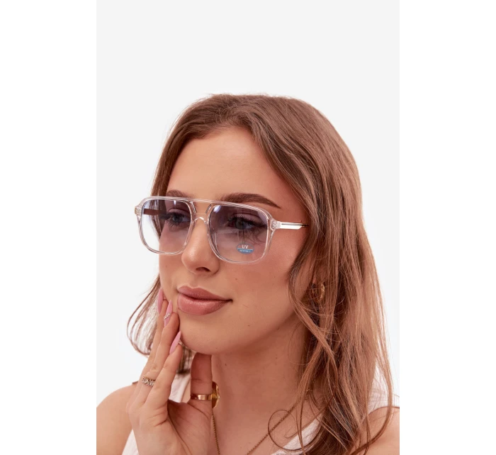Dámské sluneční brýle s UV filtrem Průhledné