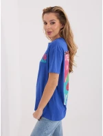 T shirt model 21791129 ciemny niebieski - FPrice T shirt model 21791129 ciemny niebieski - FPrice