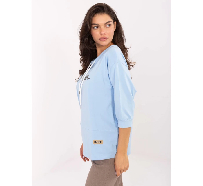 Bluzka RV BZ model 21393057 jasny niebieski - FPrice