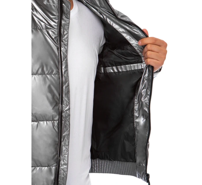 Pánská zimní bunda tmavě šedá FashionStreet TX3860