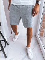 Pánské krátké teplákové šortky světle šedé FashionStreet SX2282