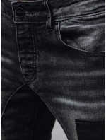 Pánské džínové kalhoty černé Dstreet UX4298