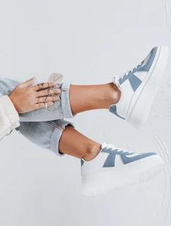 Dámské tenisky na platformě blue model 21991708 - Dstreet