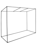 SKLENĚNÁ SKŘÍŇ PRO ZAHRADNÍ TOMATOPY 200x77x168-150CM PE ZELENÁ