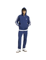 Pánská mikina Essentials 3Stripes Fleece FullZip Hoodie, tmavě modrá model 22357664 - ADIDAS Pánská mikina Essentials 3Stripes Fleece FullZip Hoodie, tmavě modrá model 22357664 - ADIDAS