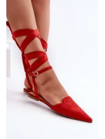 Šněrovací z se  červené model 21666749 - Boto