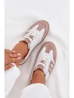 Dámské Kožené Tenisky Vinceza 79557 Bílá-Bežová Dámské Kožené Tenisky Vinceza 79557 Bílá-Bežová