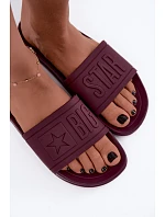 Dámské pantofle Big Star model 22339984 Bordové - Big Star Shoes