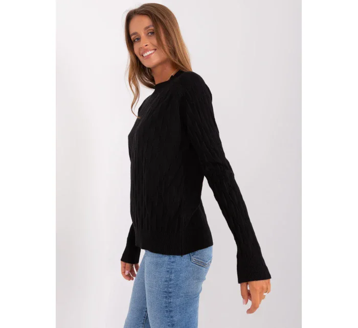 Sweter AT SW model 18895620 czarny - FPrice