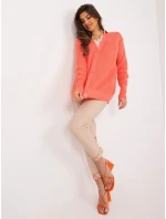 Jumper BA SW 0321.68P korál Jumper BA SW 0321.68P korál