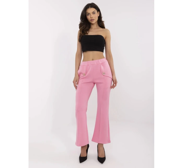 Kalhoty DHJ SP model 21034922 růžové - FPrice Kalhoty DHJ SP model 21034922 růžové - FPrice