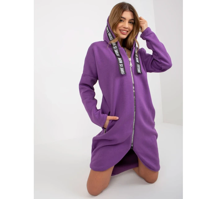 Mikina RV BL 6683.00P tmavě fialová