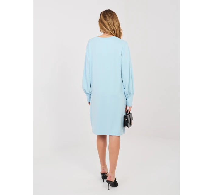 Sukienka RV SK model 22013715 jasny niebieski - FPrice Sukienka RV SK model 22013715 jasny niebieski - FPrice