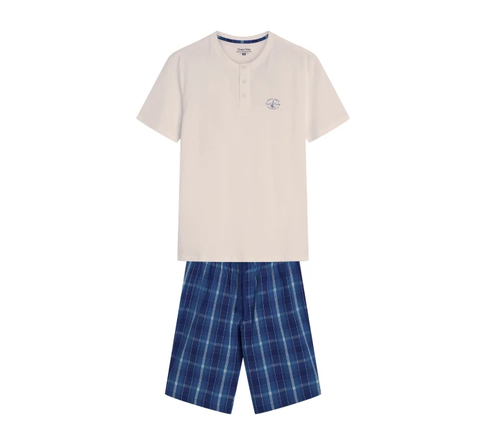 Pyžamo Dock 42616 Bílá - Henderson Pyžamo Dock 42616 Bílá - Henderson