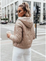 Dámská prošívaná přechodová bunda LILYWOOL camel FashionStreet TY3715