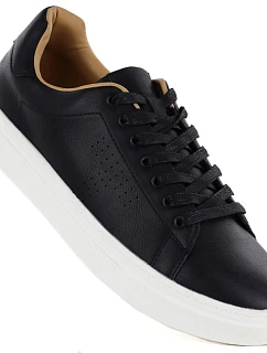 Pánské černé sportovní polobotky Vanhorn 18300