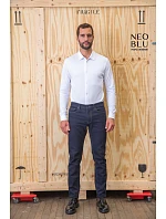 NEOBLU Basile Men Piqué košile s dlouhým rukávem 24.3777 deep black NEOBLU Basile Men Piqué košile s dlouhým rukávem 24.3777 deep black