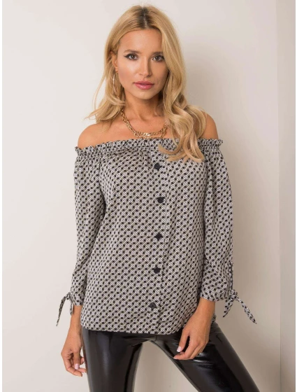 Halenka D52211W10987B černobílá Halenka D52211W10987B černobílá