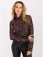 Bluzka MI BZ  czarno brązowy model 21757294 - FPrice