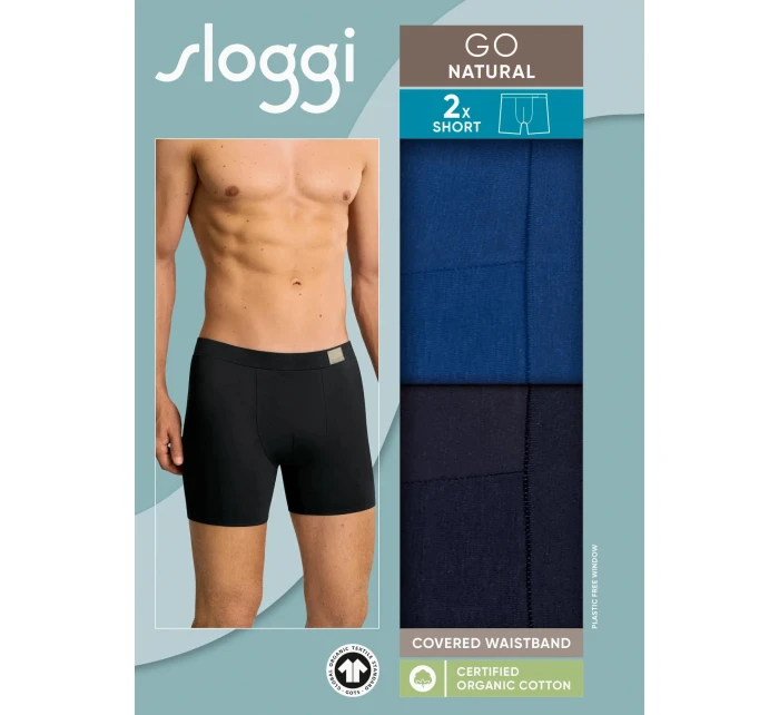 sloggi men GO Natural Short C2P - BLUE - SLOGGI BLUE - SLOGGI