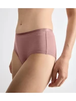 Dámské kalhotky GO Daily Cotton Midi 3P - BROWN - sv. hnědé 1141 - SLOGGI Dámské kalhotky GO Daily Cotton Midi 3P - BROWN - sv. hnědé 1141 - SLOGGI