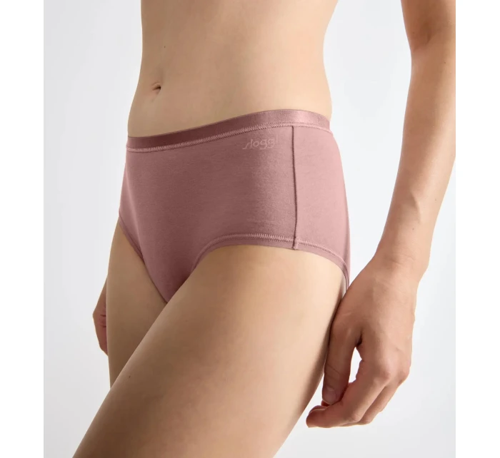 Dámské kalhotky GO Daily Cotton Midi 3P - BROWN - sv. hnědé 1141 - SLOGGI Dámské kalhotky GO Daily Cotton Midi 3P - BROWN - sv. hnědé 1141 - SLOGGI