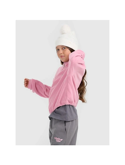 Oversize fleece se stojáčkem dívky model 21870648 - 4F