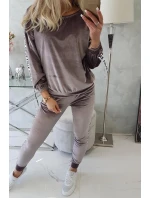 Velurová souprava Love grey Velurová souprava Love grey