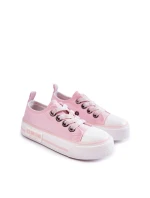Dětské látkové tenisky BIG STAR model 21594682 Růžová - Big Star Shoes Dětské látkové tenisky BIG STAR model 21594682 Růžová - Big Star Shoes