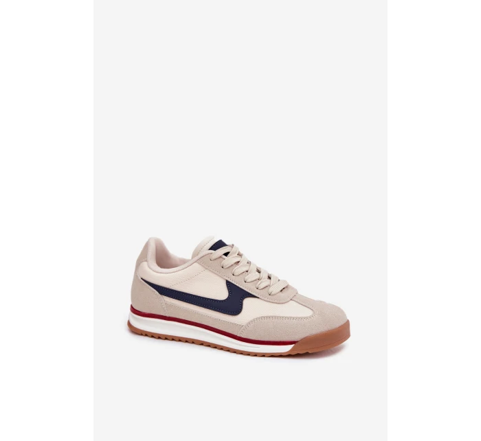 Sportovní Boty Tenisky Dámské Béžové model 21702033 - EVENTO Sportovní Boty Tenisky Dámské Béžové model 21702033 - EVENTO