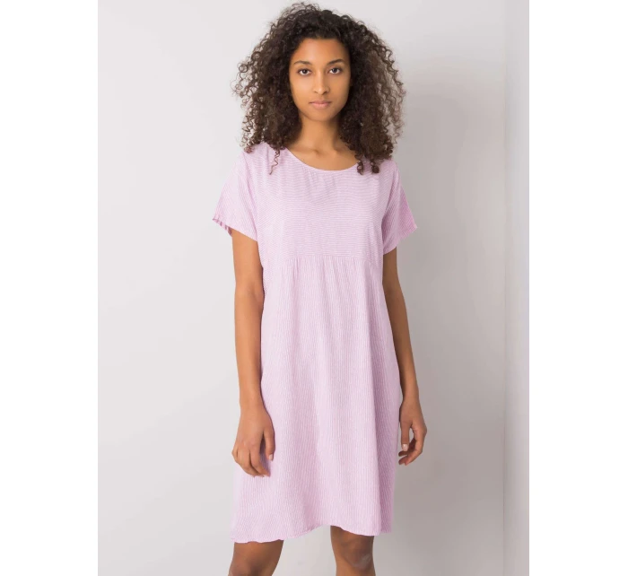 Šaty DHJ SK 20277.29P světle fialové