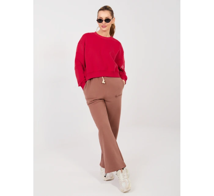 Tepláky NS DR NS26101.12 hnědé