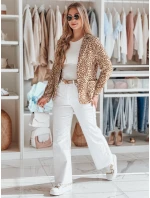 Dámská bunda do pasu MARABELL béžová FashionStreet PY0127