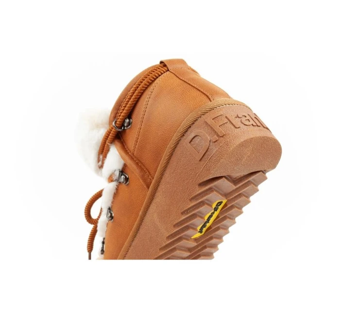 dámské sněhové boty zimní módní model 21395332 zateplené hnědé pro kotníkové dámské - D.Franklin